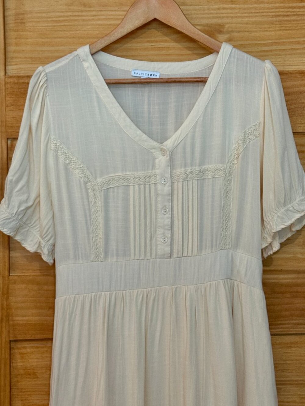 Baltic Born Hannah Boho Cottagecore Ruffle Feminine Flowy Midi Dress size XL - Picture 3 of 6